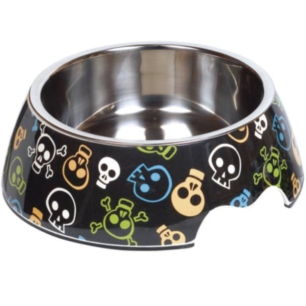 Dog Bowl Color Skulls - 160ml